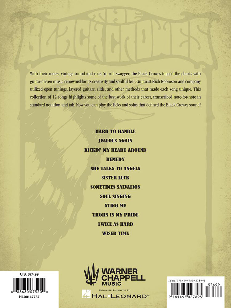 Best Of The Black Crowes Guitar Tab