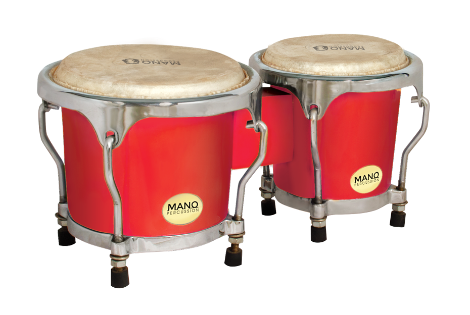 Mano Percussion Junior Tunable Bongos in Red