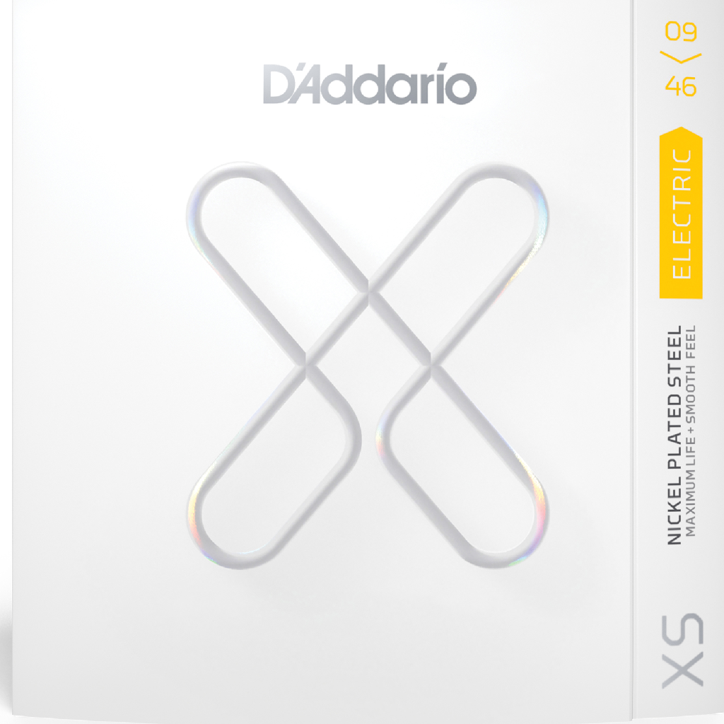 D'Addario XS Super Light Top Regular Bottom Coated Electric Guitar Strings 09-46 Gauge