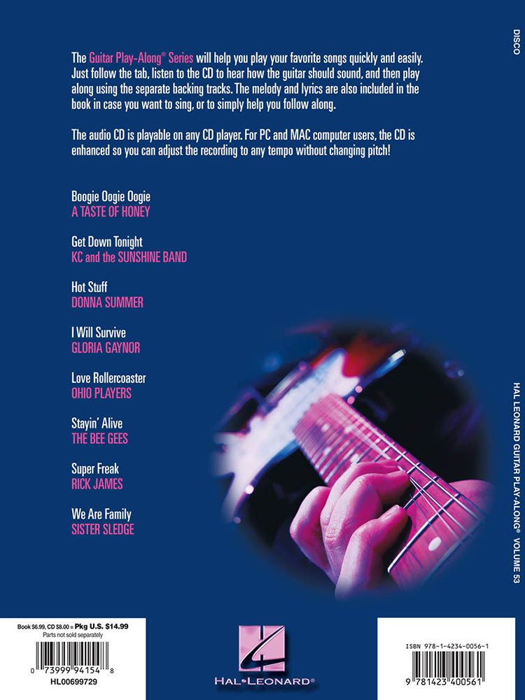 Disco Guitar Playalong Volume 53 BK/CD
