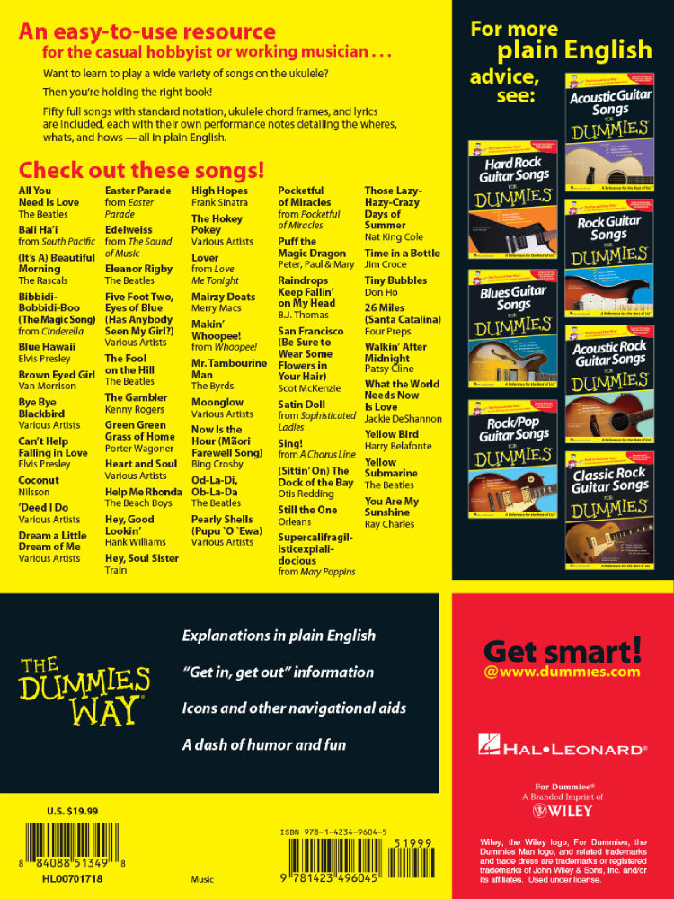 Ukulele Songs For Dummies