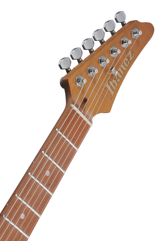 Ibanez AZ24S1F Standard Electric Guitar in Transparent Turquoise Burst