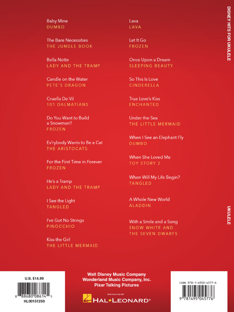 Disney Hits For Ukulele