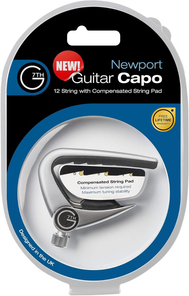 G7th Newport 12 string Capo in Silver