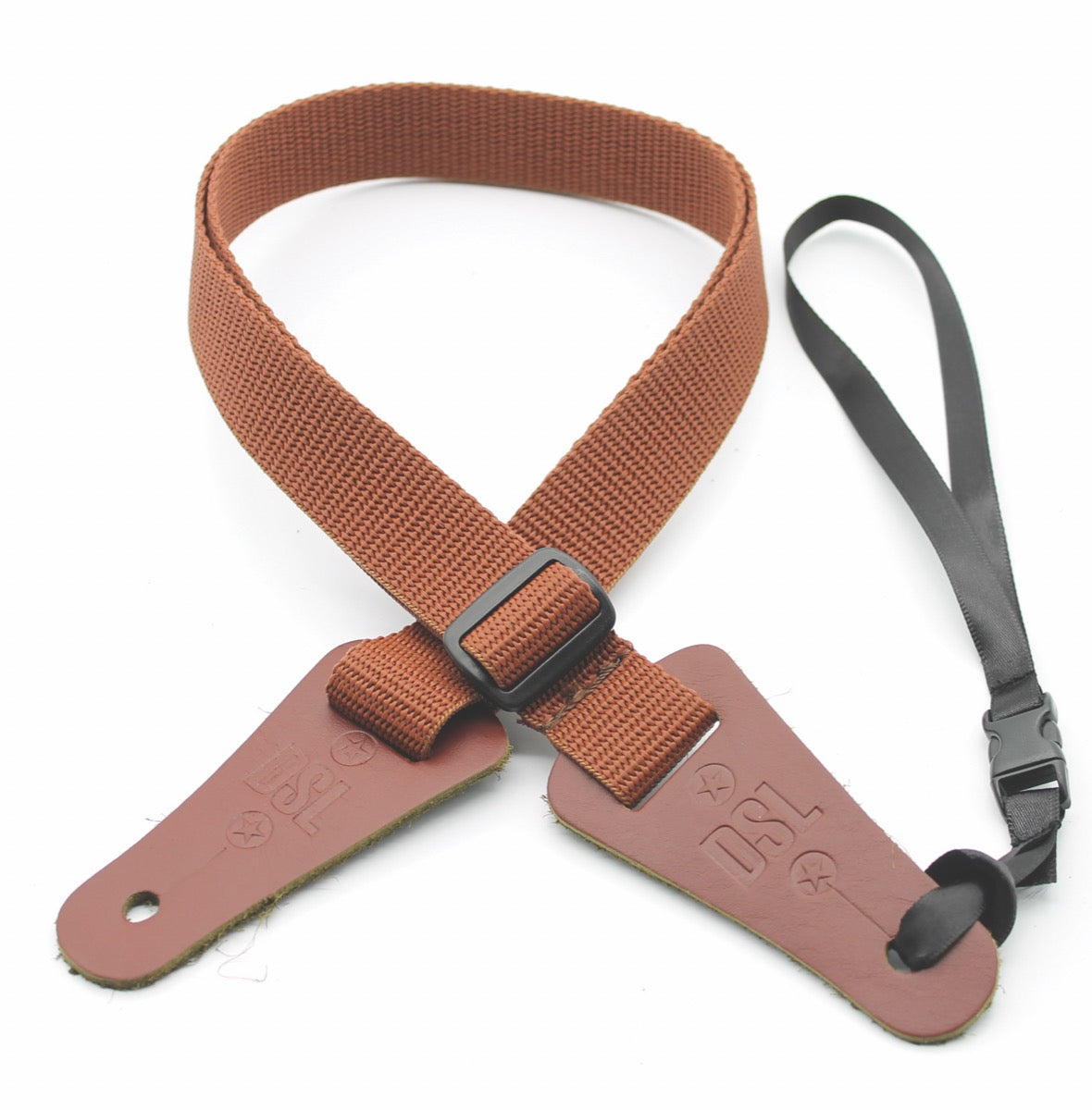 DSL 25UKPOLY Series Ukulele Weaving Strap in Brown