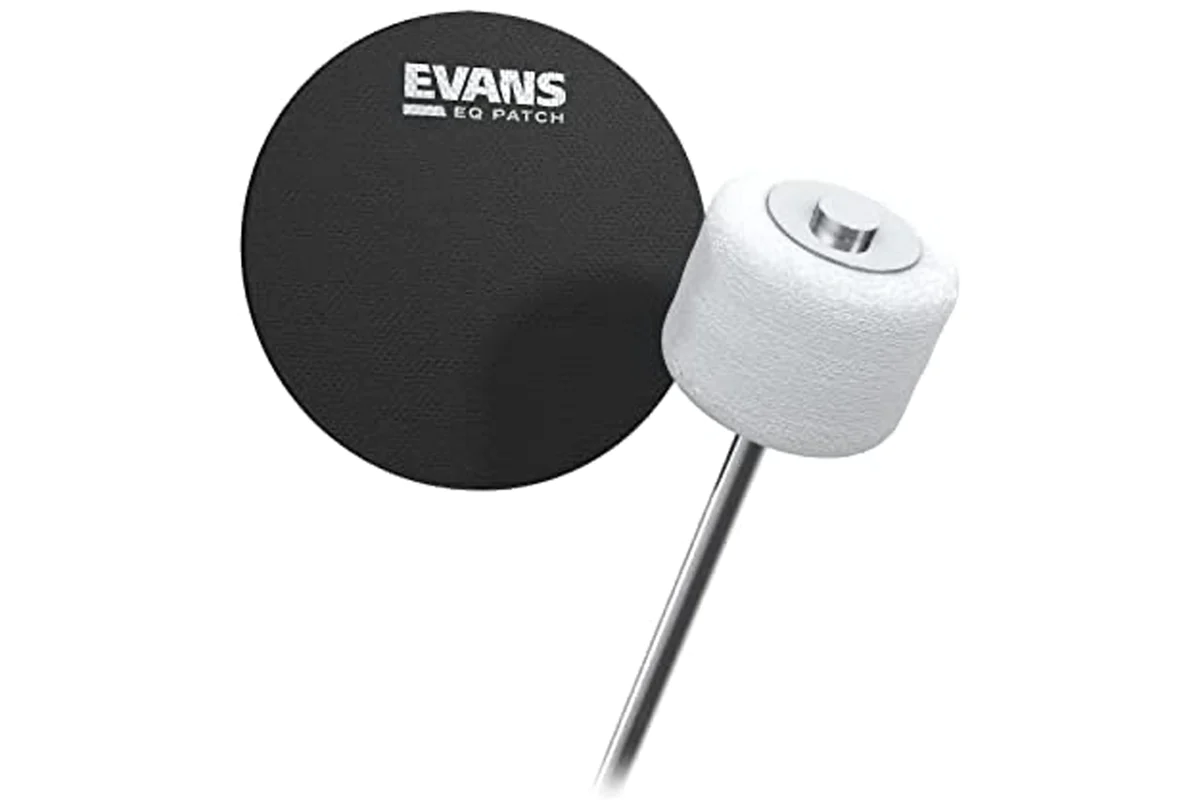 Evans EQ Bass Drum Single Patch in Black Nylon