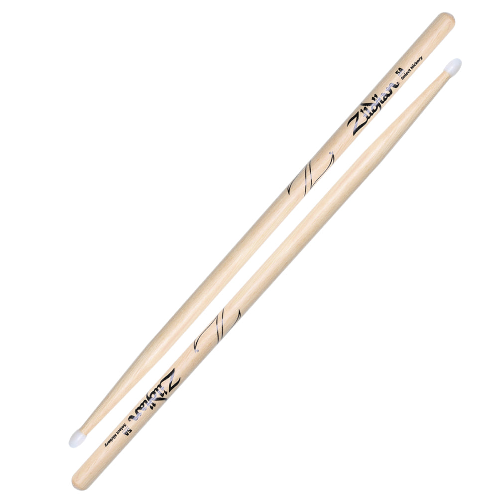 Zildjian Hickory Series 5A Nylon Tip Drumsticks
