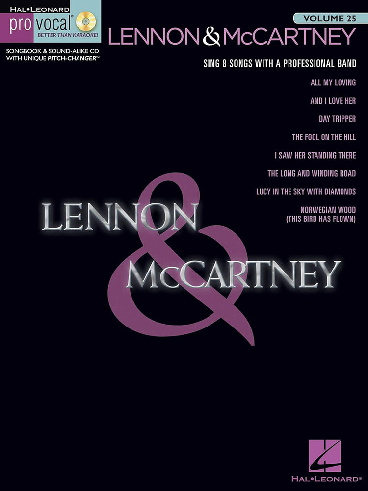 Lennon & McCartney Pro Vocal Men Volume 25 BK/CD