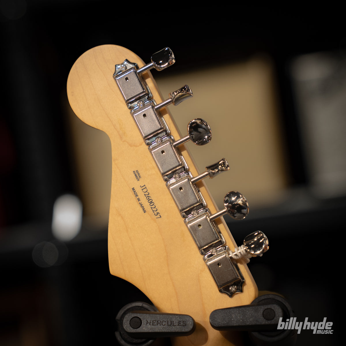 Fender Made in Japan FSR Hybrid II Stratocaster HSH, Maple Fingerboard in Satin White - Billy Hyde Music Exclusive