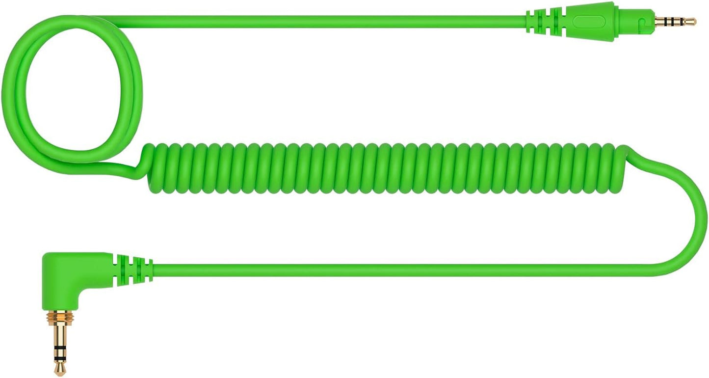 Pioneer DJ Coiled Cable And Ear Pads in Green