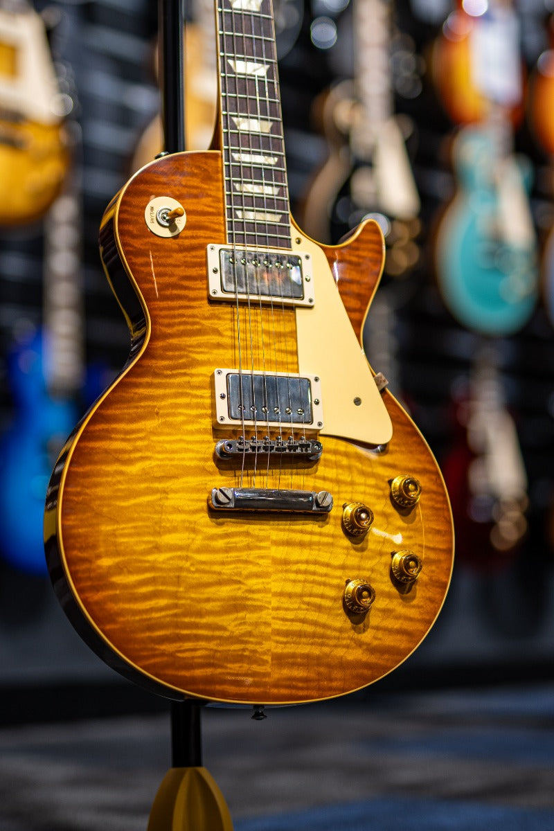 Gibson Custom 1959 Les Paul Standard Reissue, VOS in Iced Tea Burst | Hand Selected Top