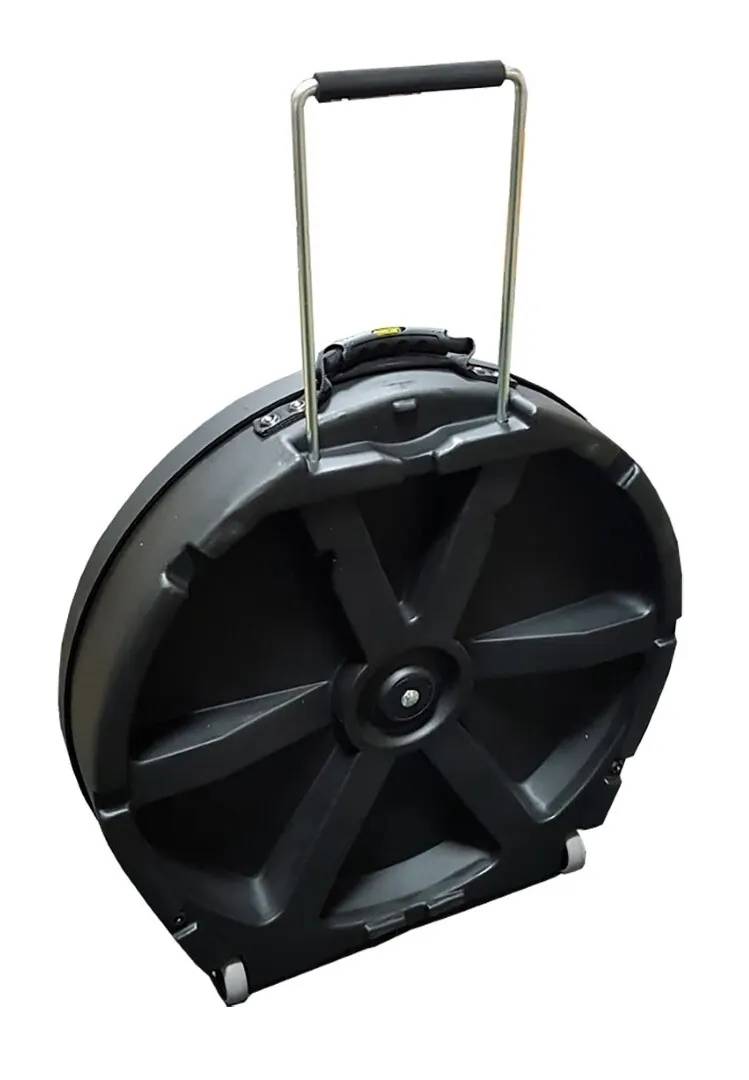 Hardcase 24" Black Cymbal Case 12 Cymbals with Wheels