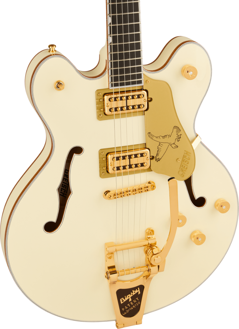 Gretsch Falcon Center Block LTD with String-Thru Bigsby in Vintage White