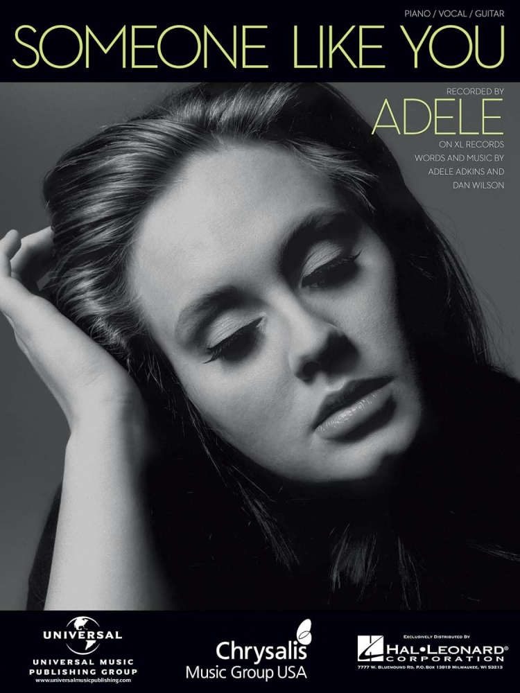 Adele Someone Like You PVG S/S