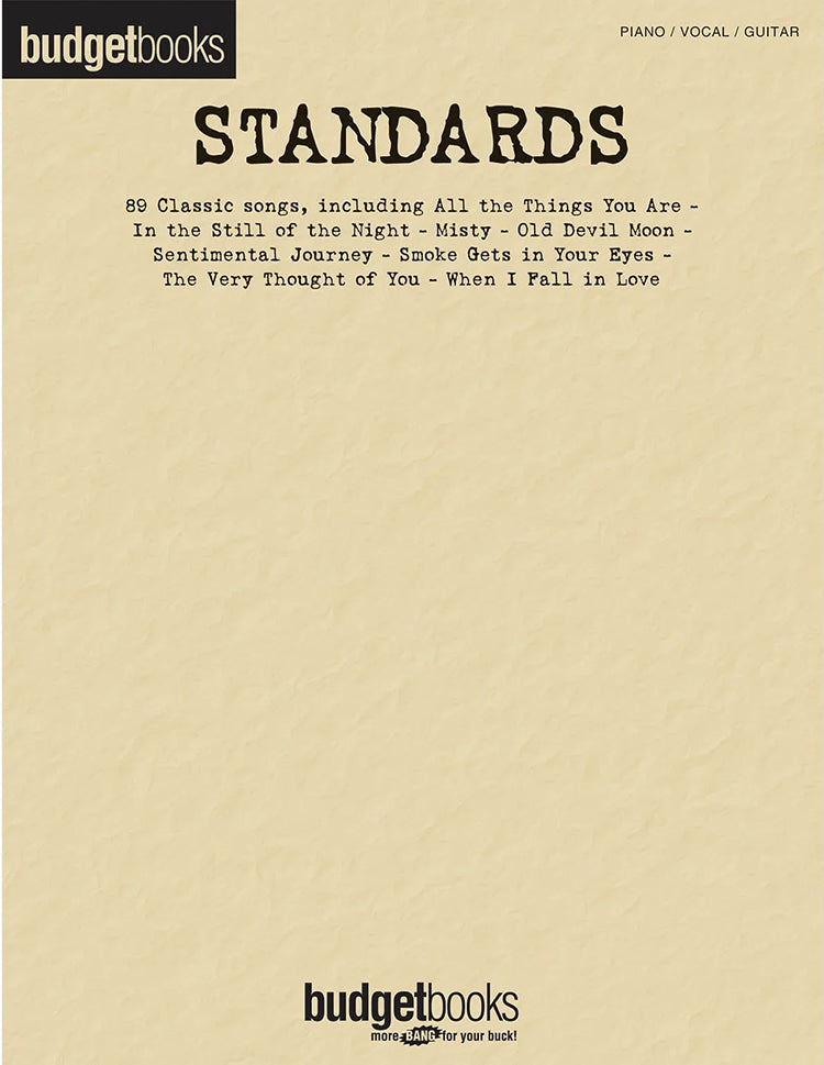 Standards Budget Books PVG
