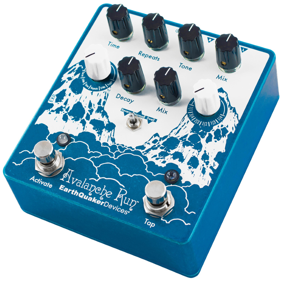 EarthQuaker Devices Avalanche Run V2 Delay and Reverb Pedal