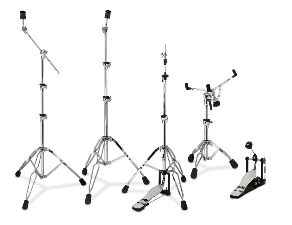 PDP Concept Maple 5-Piece 22" Shell Pack with HW815 Hardware Pack in Satin Black