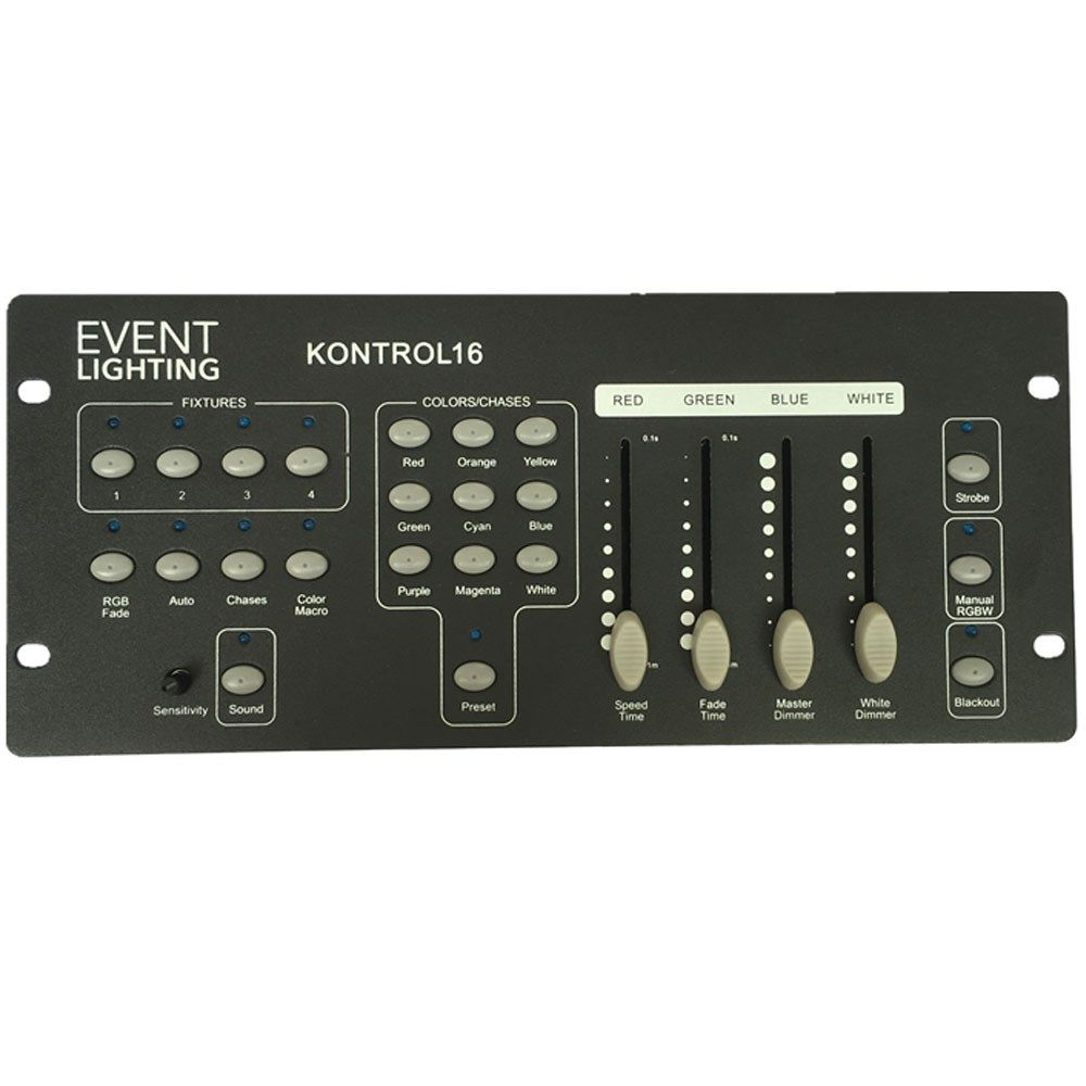 Event Lighting Lite Kontrol 16 4x RGBW Fixture DMX Controller