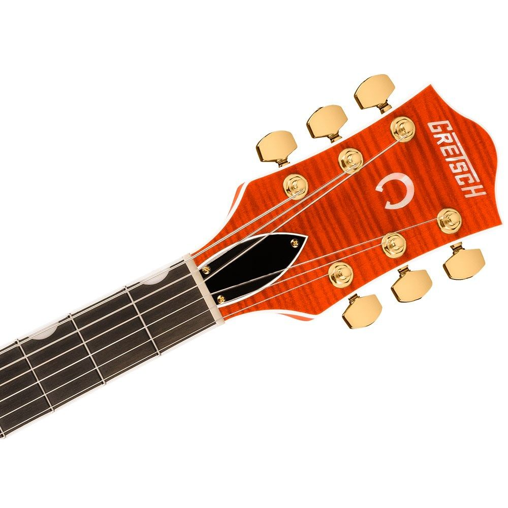 Gretsch Nashville Hollow Body with String-Thru Bigsby Electric Guitar in Orange Stain