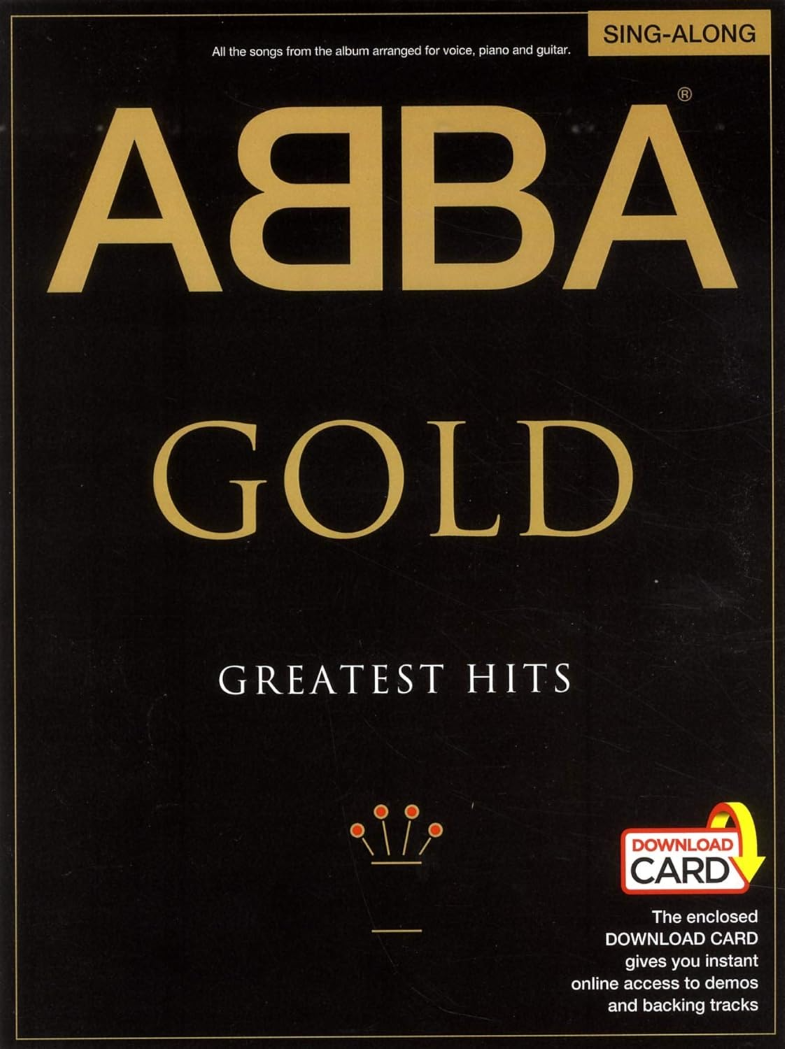 ABBA Gold Greatest Hits Sing Along PVG Book & OLA