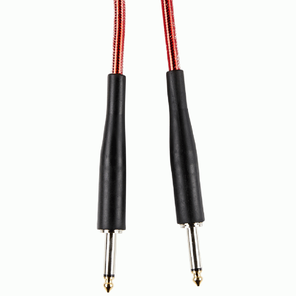 Armour GC20R 20 Foot Guitar Lead in Transparent Red