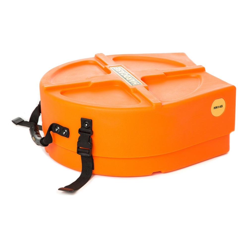 HARDCASE HNL14SO Fully Lined 14" Snare Drum Case In Orange