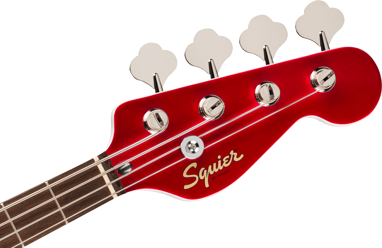 Squier FSR Paranormal Rascal Bass HH in Candy Apple Red | DAMAGED