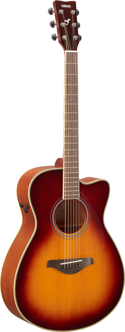 Yamaha FSC TA TransAcoustic Guitar in Brown Sunburst