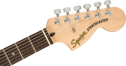Squier FSR Affinity Series Stratocaster HSS, Laurel Fingerboard, White Pickguard in Ice Blue Metallic