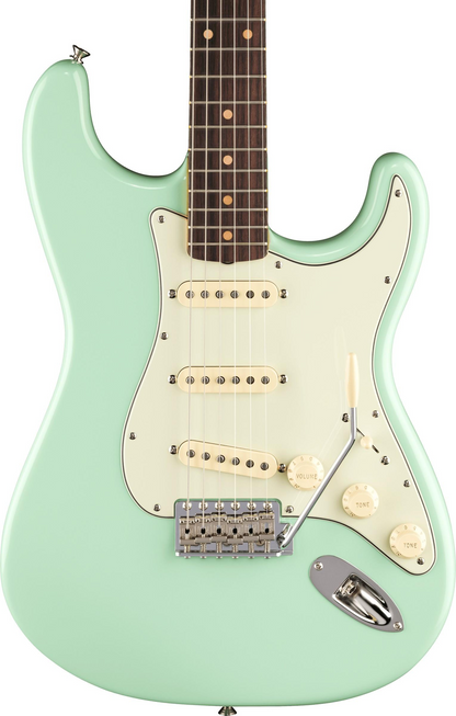 Fender American Vintage II 1961 Stratocaster Electric Guitar, Rosewood Fingerboard in Surf Green