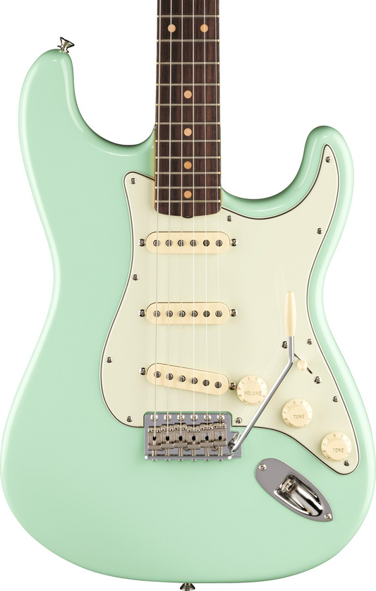 Fender American Vintage II 1961 Stratocaster Electric Guitar, Rosewood Fingerboard in Surf Green