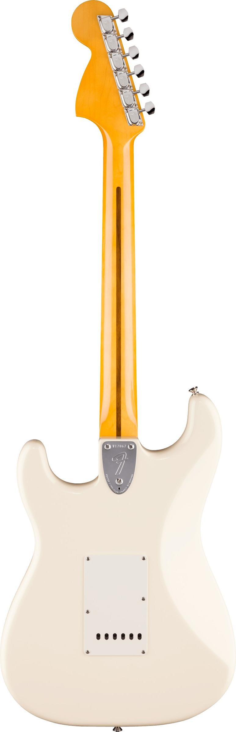 Fender American Vintage II 1973 Stratocaster, Maple Fingerboard Electric Guitar in Olympic White