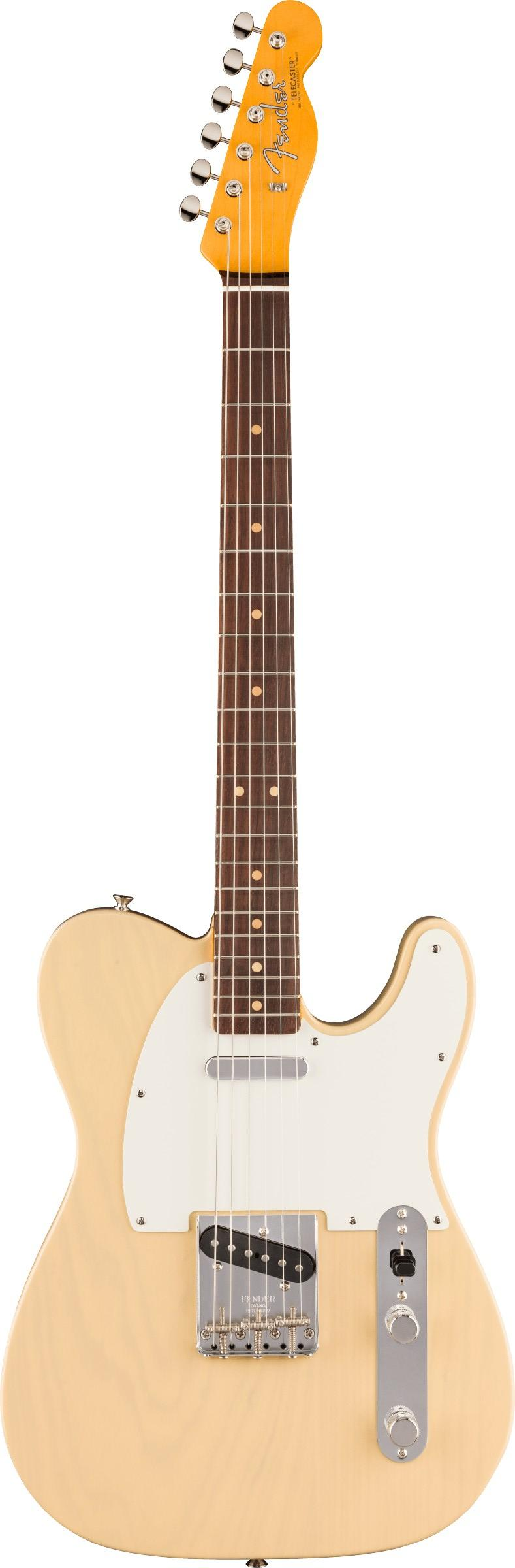 Fender American Vintage II 1963 Telecaster Electric Guitar, Rosewood Fingerboard in Vintage Blonde