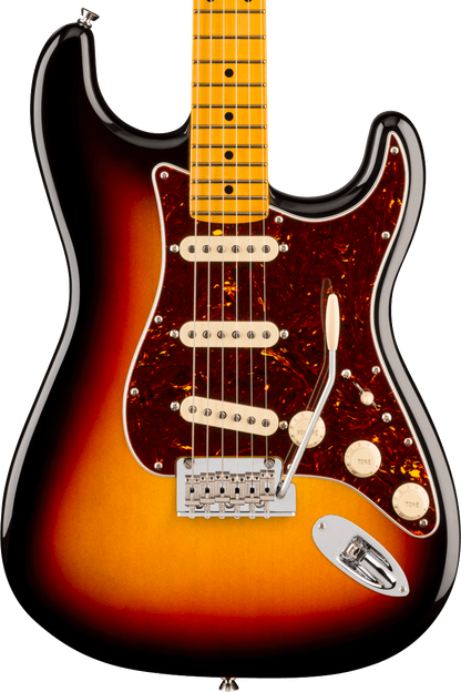 Fender American Professional Stratocaster, Maple Fingerboard in 3-Color Sunburst