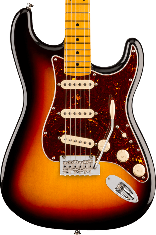 Fender American Professional Stratocaster, Maple Fingerboard in 3-Color Sunburst