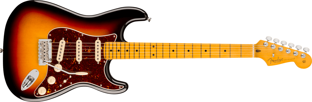 Fender American Professional Stratocaster, Maple Fingerboard in 3-Color Sunburst