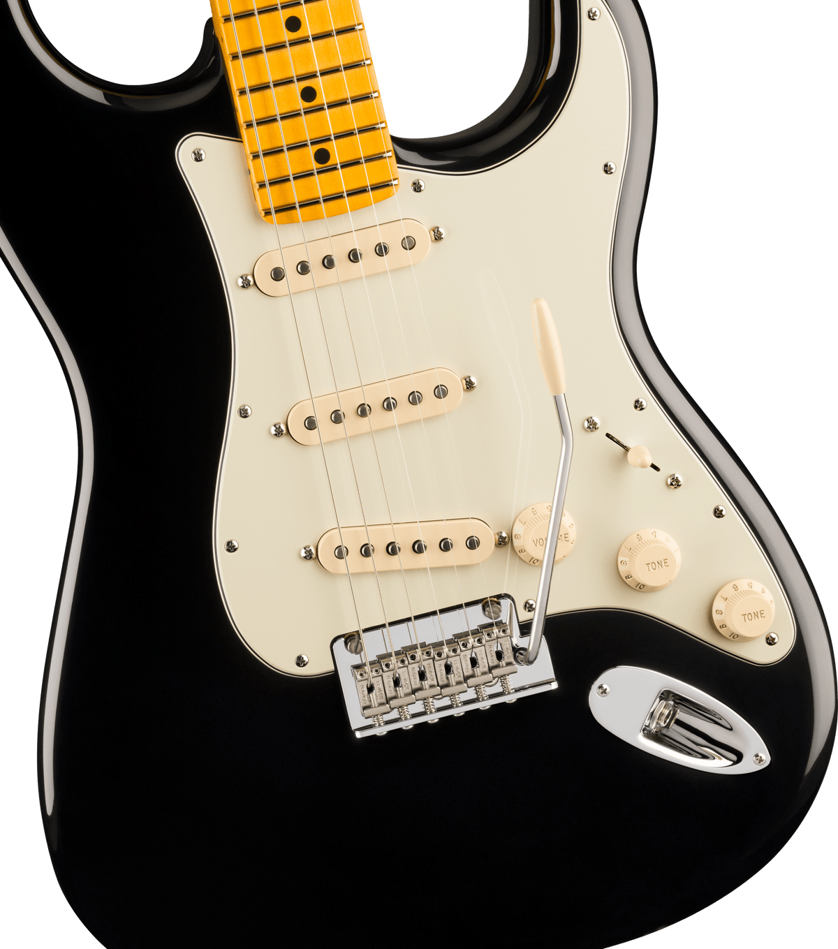 Fender American Professional Stratocaster, Maple Fingerboard in Black
