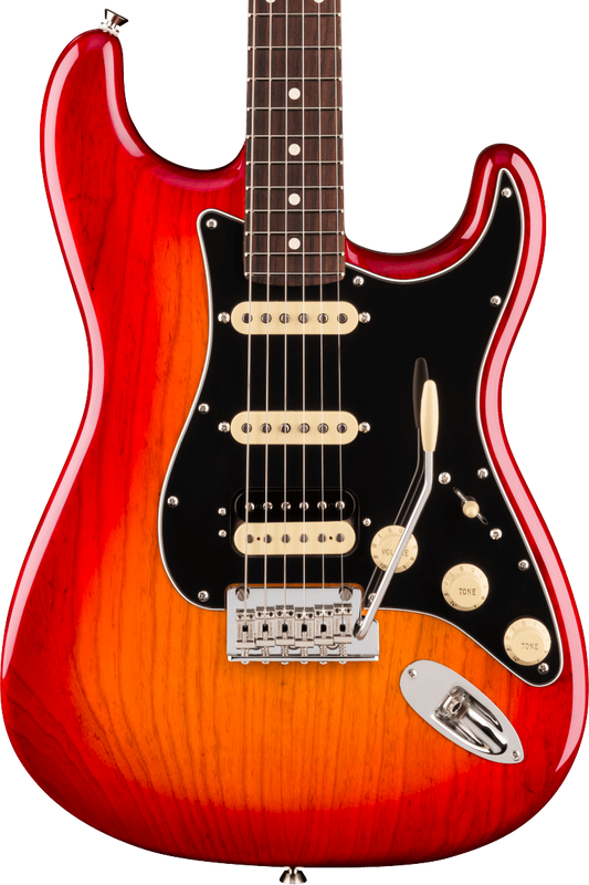 Fender American Professional Stratocaster HSS, Rosewood Fingerboard in Aged Cherry Burst
