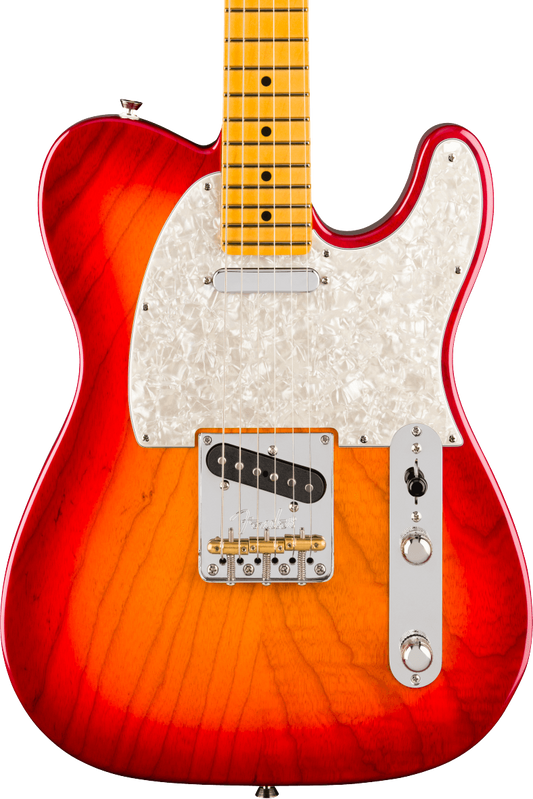 Fender American Professional Telecaster, Maple Fingerboard in Aged Cherry Burst