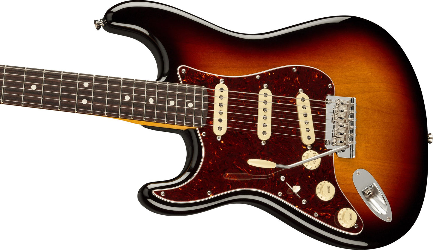Fender American Professional II Stratocaster Left Hand, Rosewood Fingerboard in 3 Color Sunburst