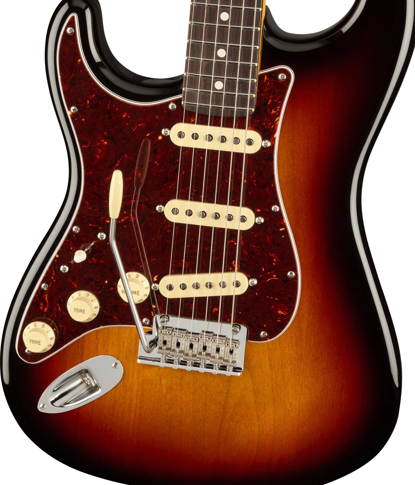 Fender American Professional II Stratocaster Left Hand, Rosewood Fingerboard in 3 Color Sunburst