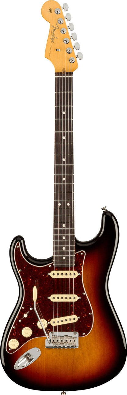 Fender American Professional II Stratocaster Left Hand, Rosewood Fingerboard in 3 Color Sunburst