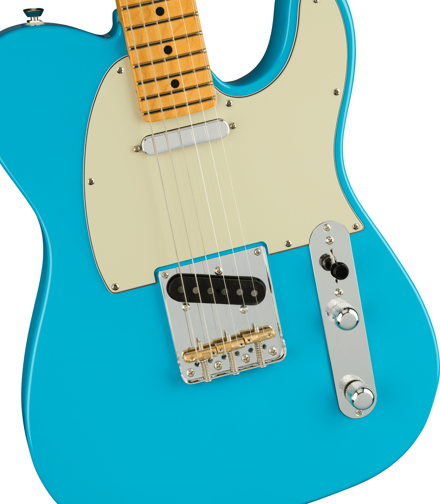 Fender American Professional II Telecaster, Maple Fingerboard in Miami Blue | B-STOCK