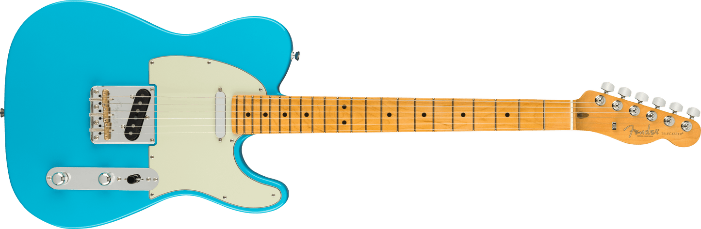 Fender American Professional II Telecaster, Maple Fingerboard in Miami Blue | B-STOCK