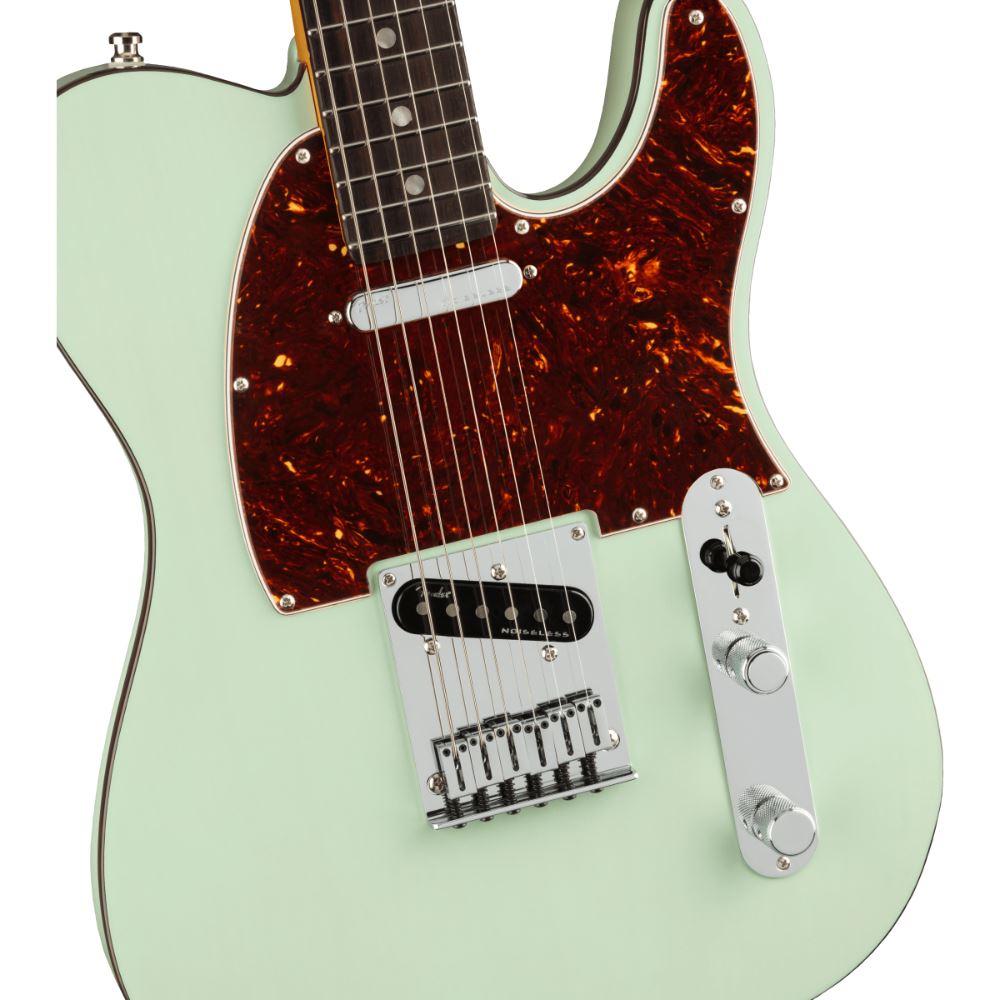 Fender Ultra Luxe Telecaster, Rosewood Fingerboard in Transparent Surf Green