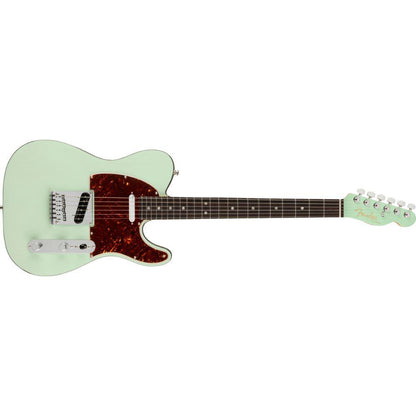 Fender Ultra Luxe Telecaster, Rosewood Fingerboard in Transparent Surf Green