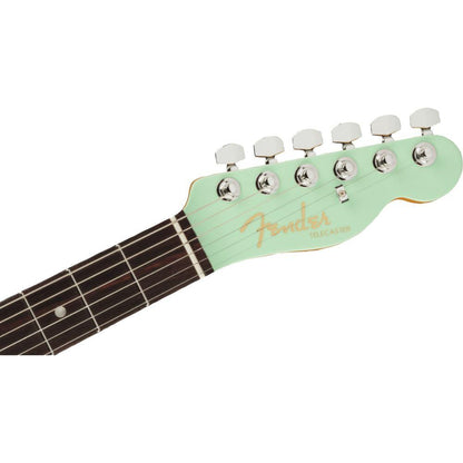 Fender Ultra Luxe Telecaster, Rosewood Fingerboard in Transparent Surf Green