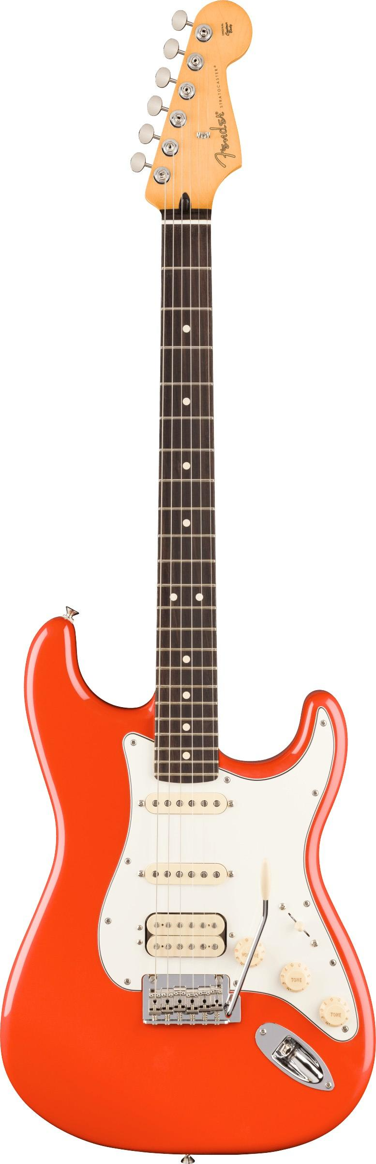 Fender Player II Stratocaster HSS Electric Guitar, Rosewood Fingerboard in Rallye Orange