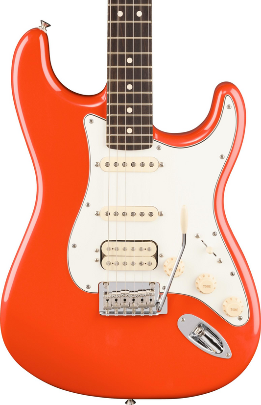 Fender Player II Stratocaster HSS Electric Guitar, Rosewood Fingerboard in Rallye Orange