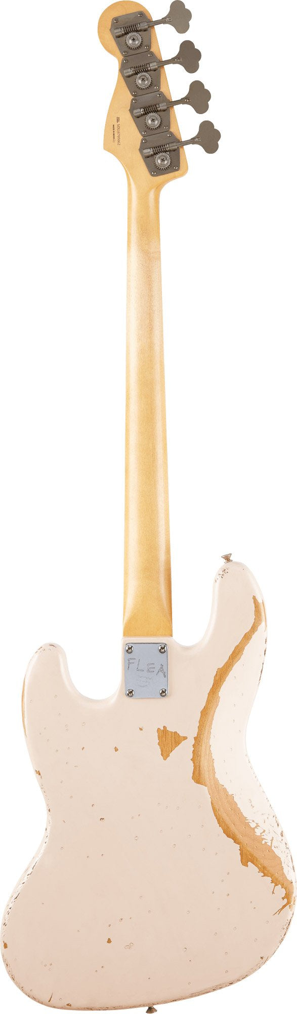 Fender Flea Jazz Bass, Rosewood Fingerboard in Roadworn Shell Pink